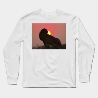 Cheetah At Sunset Long Sleeve T-Shirt